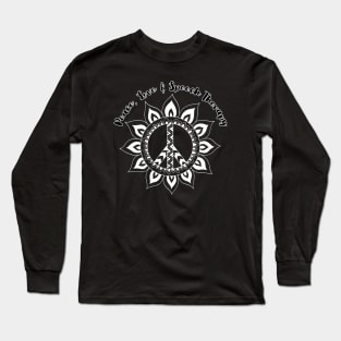 Peace, Love and Speech Therapy Long Sleeve T-Shirt